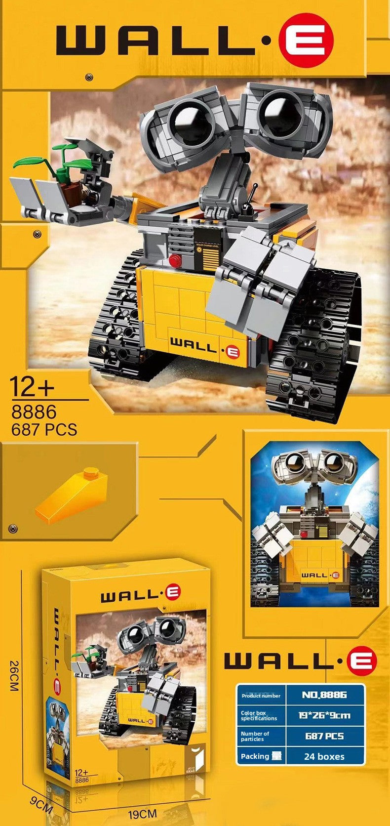 WALLE Builder Robot Kit